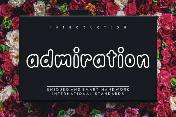 Admiration: Elevate Your Brand with a Timeless Display Font