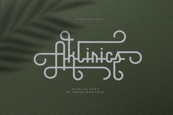 Aklirics: A Modern and Outstanding Display Font