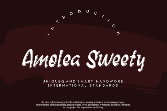 Amolea Sweety: Your Go-To Display Font for Engaging Campaigns