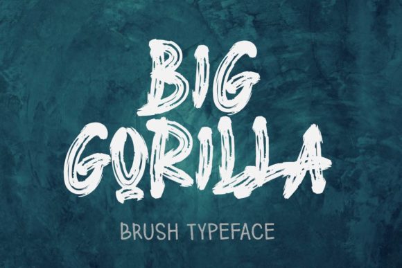 Big Gorilla: A Bold and Chunky Display Font for Editorial Design