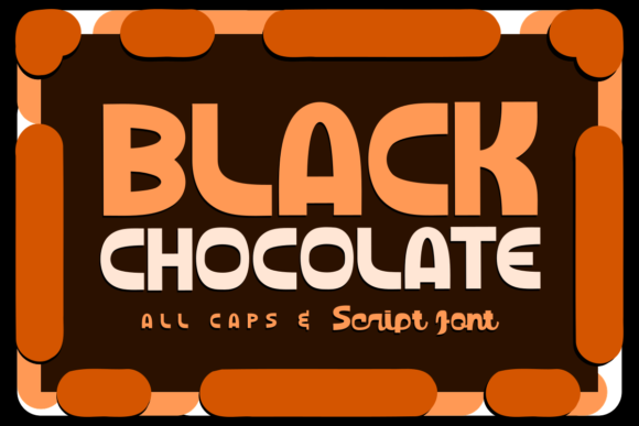 Black Chocolate: A Joyful Display Font for Creative Campaigns