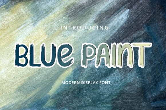 Blue Paint: A Versatile Display Font for Creative Marketers
