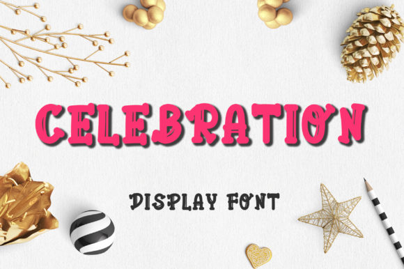 Celebration: A Cheerful and Authentic Display Font