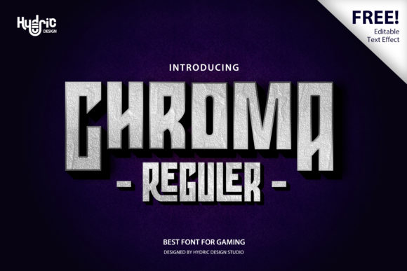 Chroma: A Bold and Chunky Display Font for Editorial Design