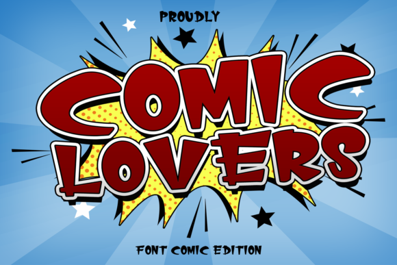 Comic Lovers: A Joyful Font for Your Brand's Visuals