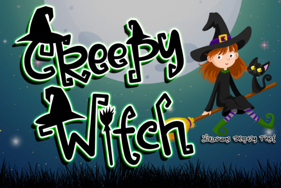 Creepy Witch: A Unique Display Font for Crafters