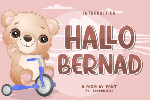 Discover Hallo Bernad: A Stylish Display Font for Designers