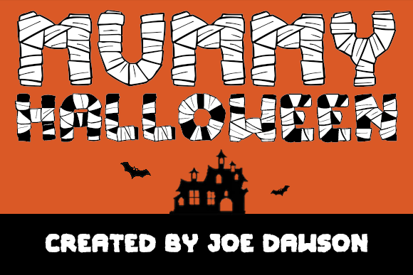 Discover Mummy Halloween: A Bold and Spooky Display Font