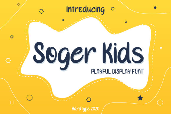 Discover Soger Kids: A Playful Display Font for Creative Projects