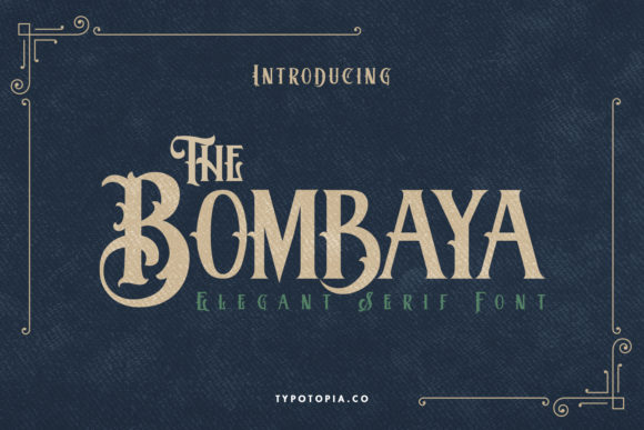 Discover the Bold Charm of Bombaya Font