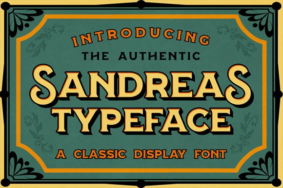 Discover the Versatile Charm of Sandreas Font