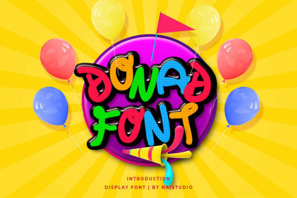 Enhance Your Brand with Donad: A Playful Display Font