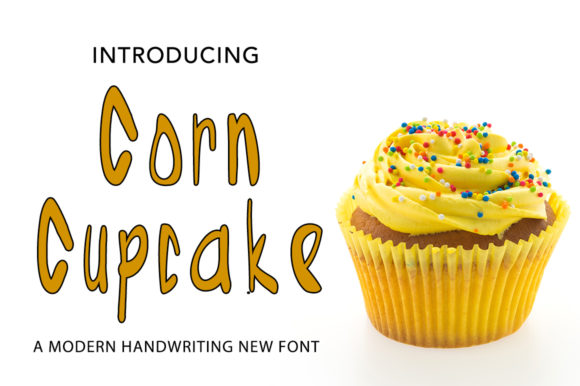 Enhance Your Web Design with Corn Cupcake Font
