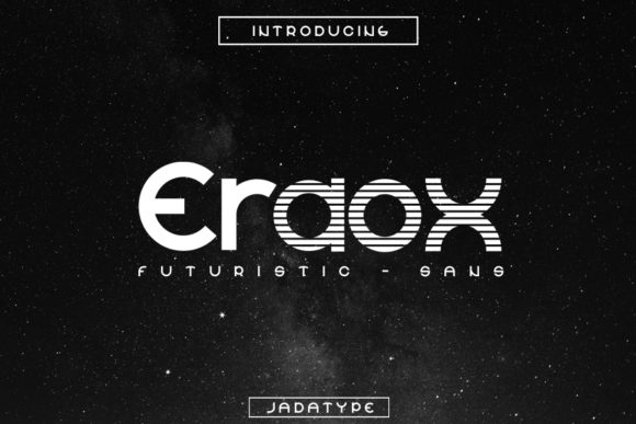 Eraox: The Futuristic Display Font for Modern Business Branding