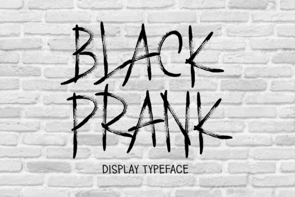 Exploring Black Prank: A Unique Display Font
