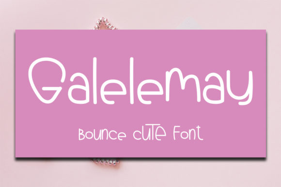 Galelemay: A Charming and Elegant Display Font for Crafters