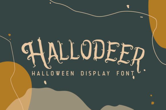 Hallodeer: A Quirky and Cute Display Font