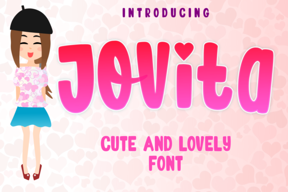 Jovita: A Joyful Display Font for Creative Design
