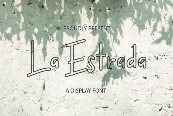 La Estrada: A Simple and Neat Lettered Display Font
