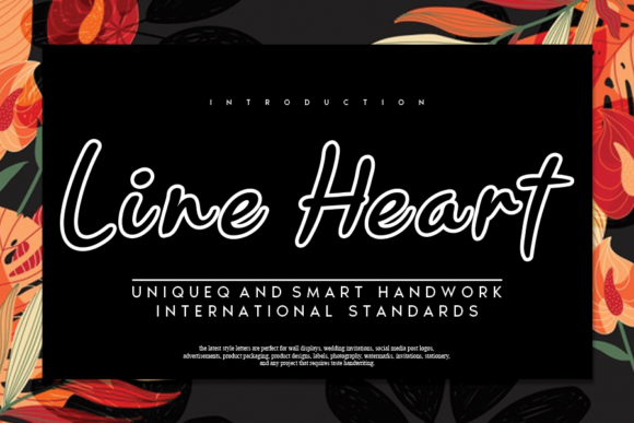 Line Heart: The Joyful Display Font for Creative Campaigns