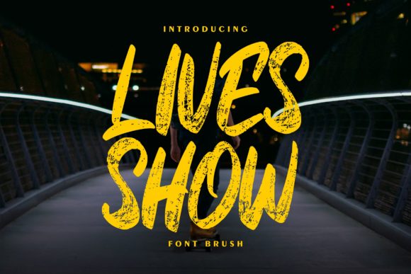 Lives Show: A Bold and Unique Display Font for Web Design