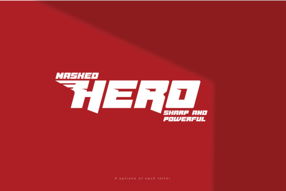 Masked Hero: The Bold Display Font for Creative Businesses