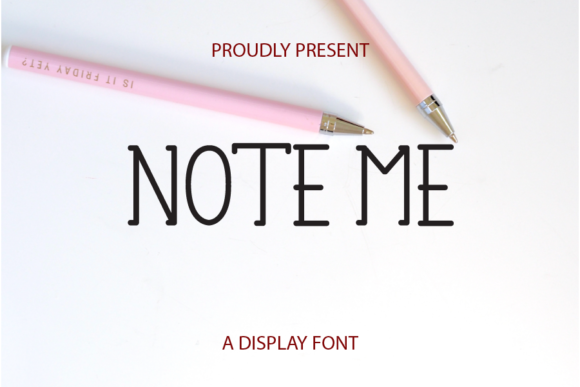 Note Me: A Bold and Stylish Handwritten Font for Marketers