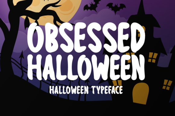 Obsessed Halloween: A Joyful Display Font for Creative Campaigns
