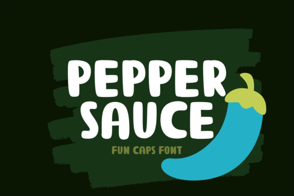 Pepper Sauce: A Whimsical Font for Creative Makers