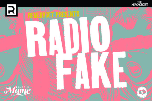 Radio Fake: A Bold and Chunky Font for Creative Projects
