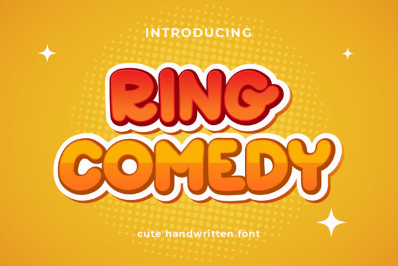 Ring Comedy: A Friendly Display Font for Creative Projects