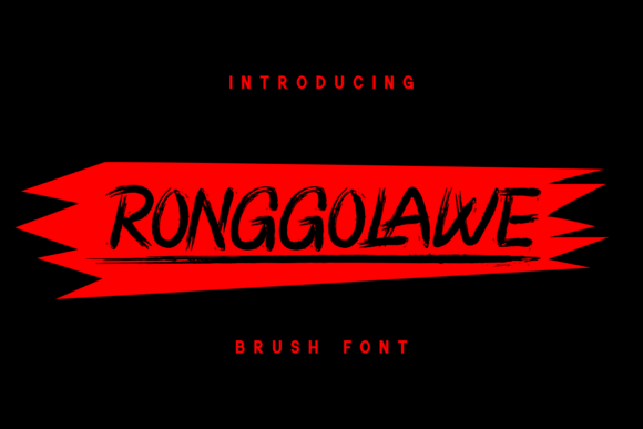 Ronggolawe: A Bold and Unique Display Font for Editorial Design