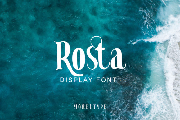 Rosta: Elevate Your Handmade Creations with This Distinct Display Font