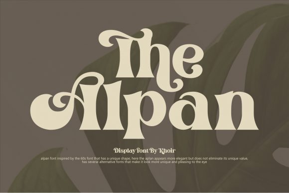 The Alpan: A Bold and Distinct Display Font for Web Design