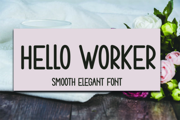 Transform Your Brand with Hello Worker Font