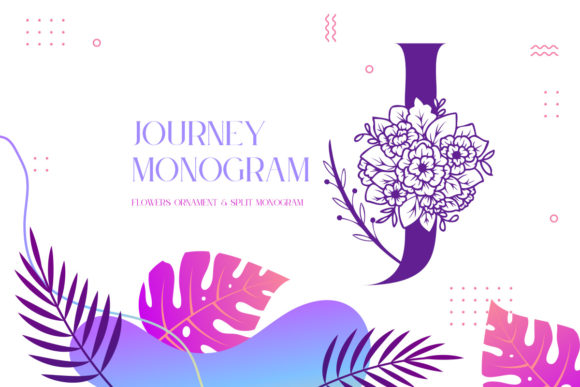 Unlock Creativity with Journey Monogram Font